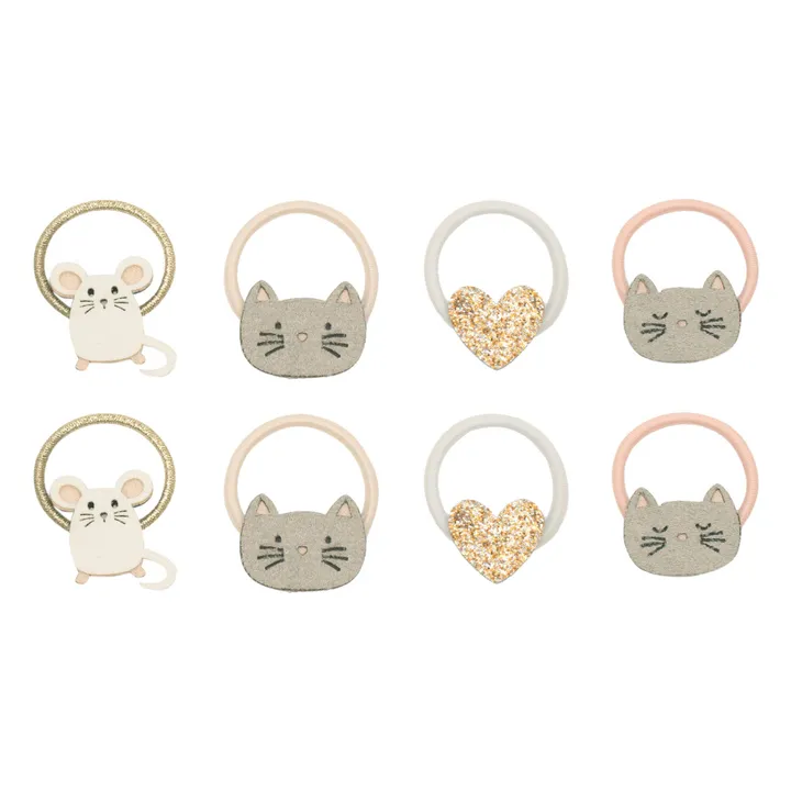 Lot de 8 Chouchous Chat | Rose- Image produit n°0