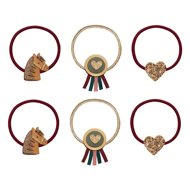 Lot de 6 Chouchous Pony Pals | Cuivre