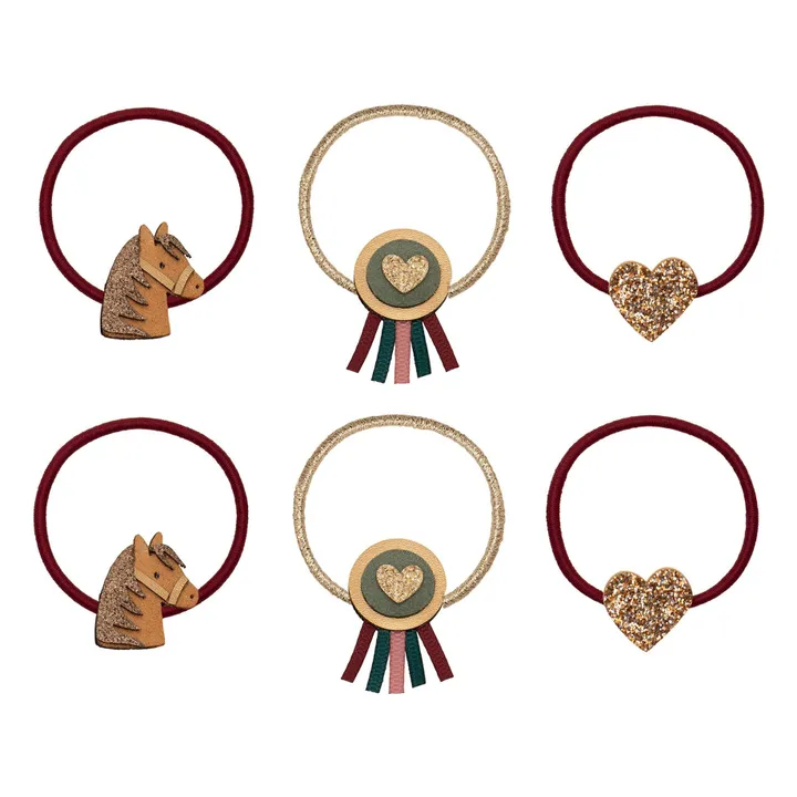 Lot de 6 Chouchous Pony Pals | Cuivre- Image produit n°0