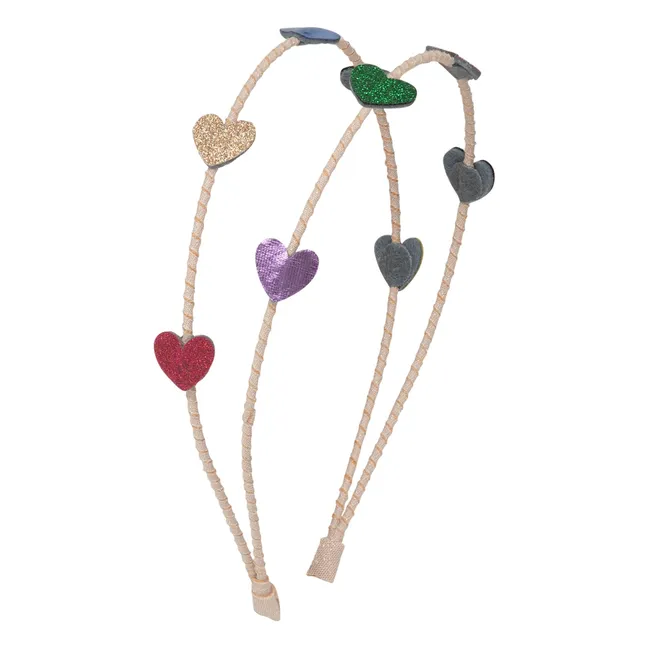 Serre-tête Alice Jazzy Heart  | Rose