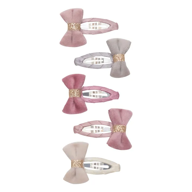 Lot de 5 Mini Barrettes Tinkerbell | Rose