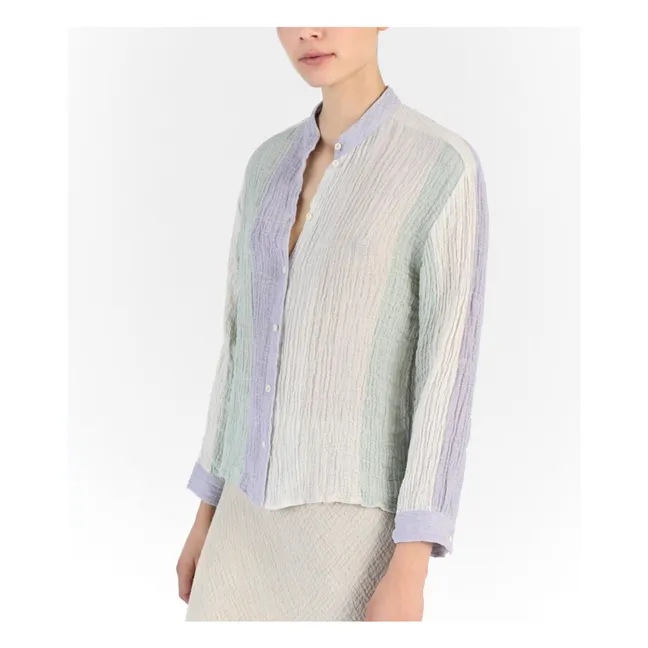 Camisa de lino Agoura | Lavanda