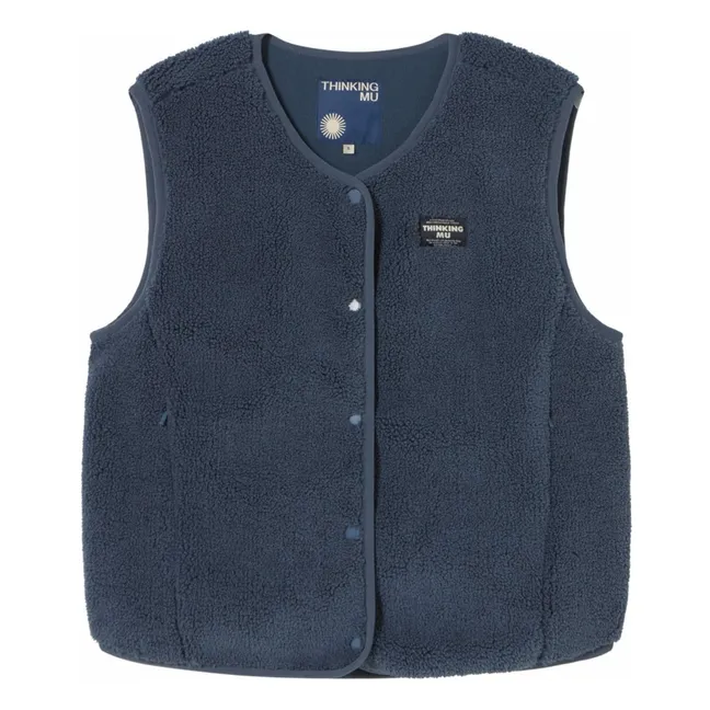 Chaqueta sin mangas Jay Fibras recicladas | Azul