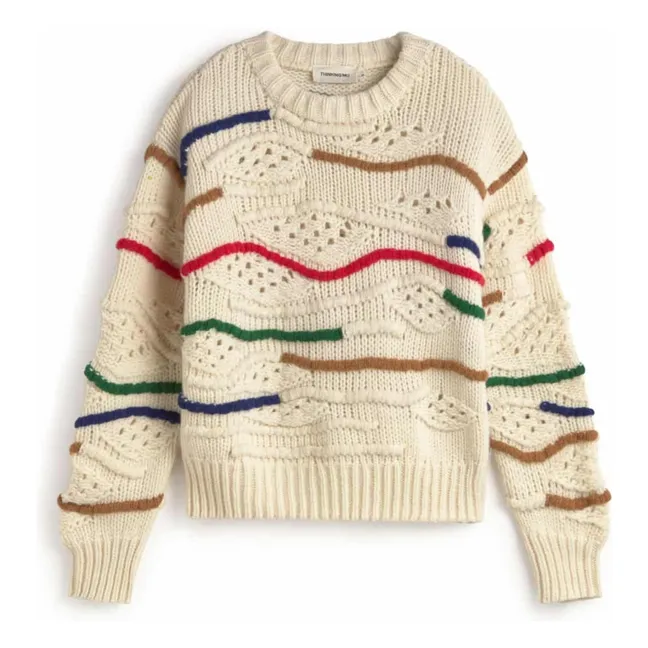 Pull Macrame Candela Laine | Ecru