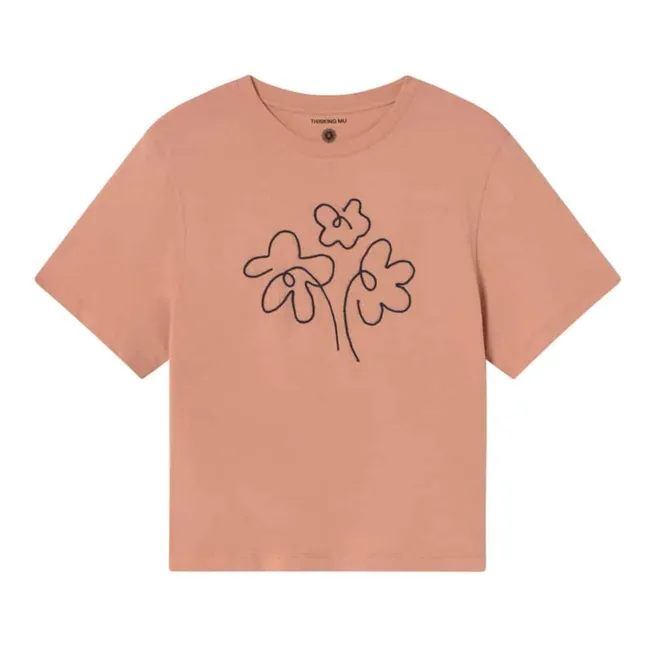 T-shirt Flower Rope Lucia Coton Bio | Rose