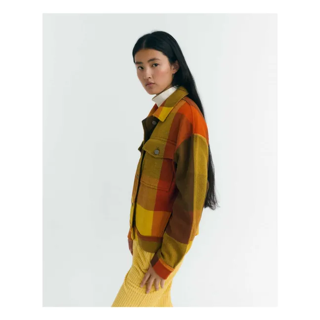 Veste Creek Blanket Frans Coton Bio | Orange