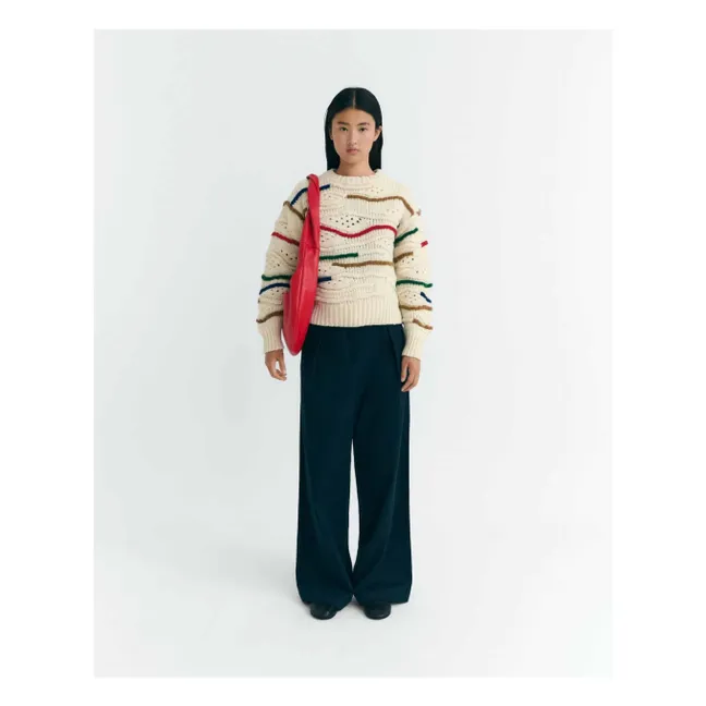 Pull Macrame Candela Laine | Ecru