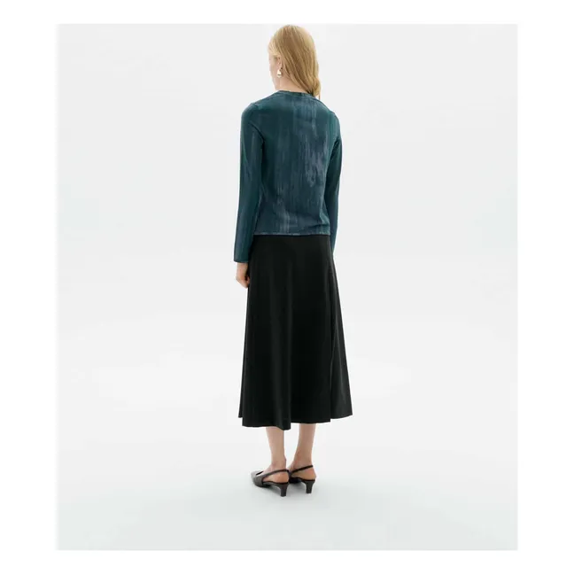 T-shirt Ombre Brisa in cotone organico | Blu