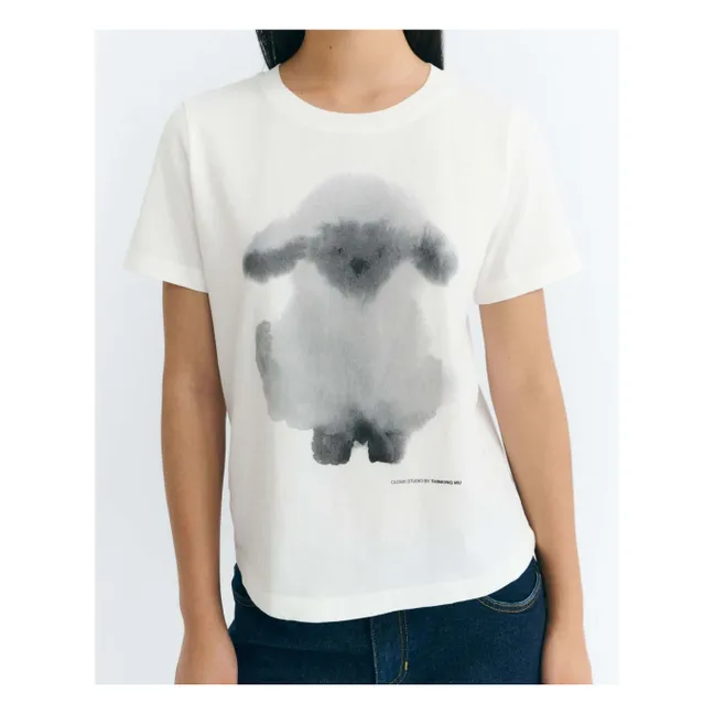 T-shirt Cloud Sheep Ida Coton Bio | Blanc