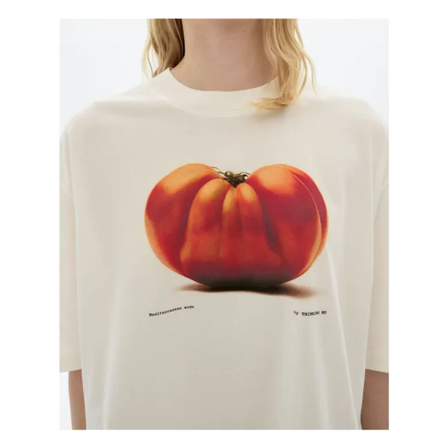 T-shirt Tomaquet Lena Coton Bio | Blanc