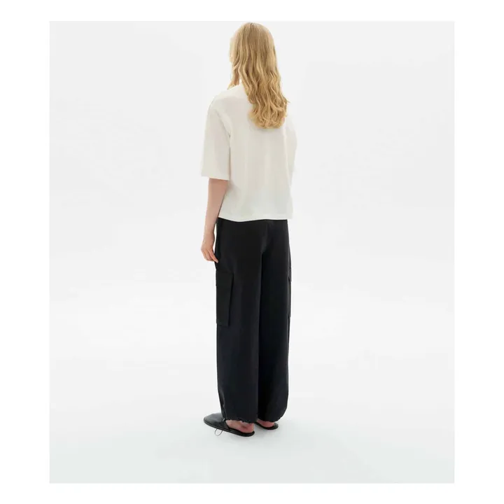 Camiseta de algodón orgánico Tomaquet Lena | Blanco- Imagen del producto n°4