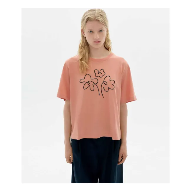 T-shirt Flower Rope Lucia Coton Bio | Rose