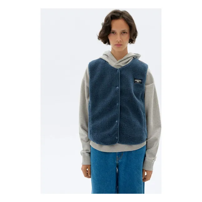 Chaqueta sin mangas Jay Fibras recicladas | Azul