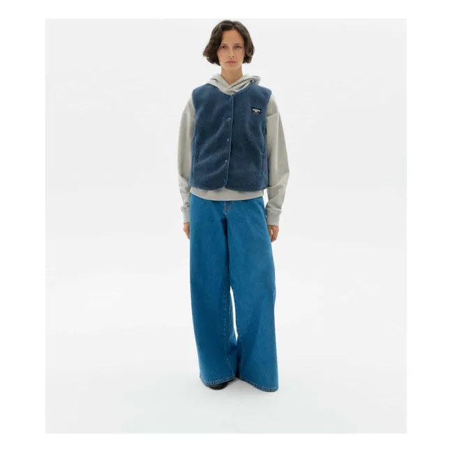 Veste Sans Manches Jay Fibres Recyclées | Bleu