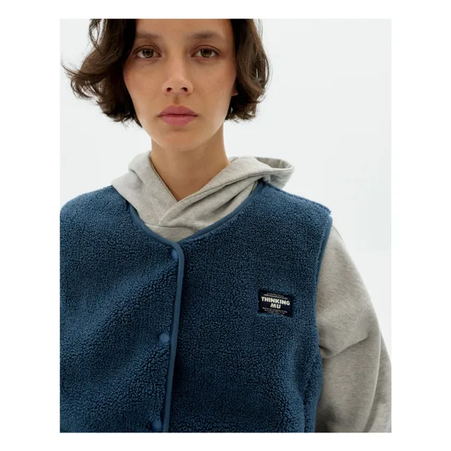 Veste Sans Manches Jay Fibres Recyclées | Bleu