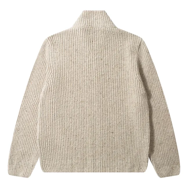 Cardigan Paris | Gris chiné clair