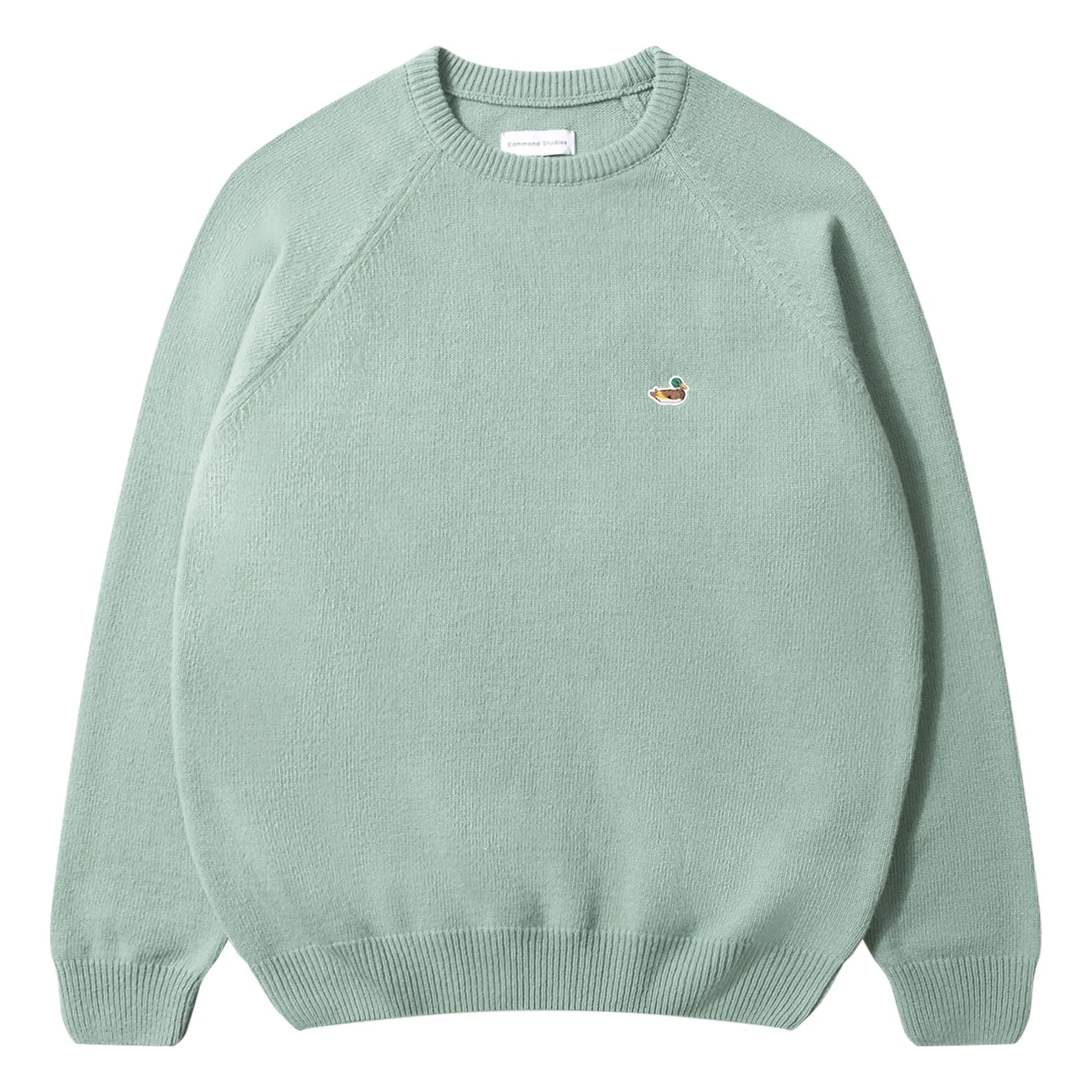 Edmmond Studios Green Water Duck Patch Pullover