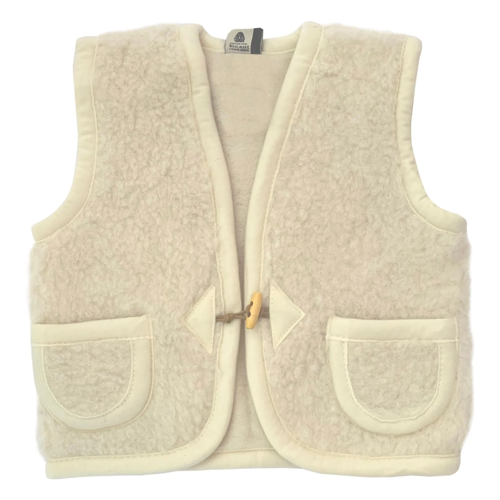 Alwero Ecru Alpen Baby Sleeveless Vest