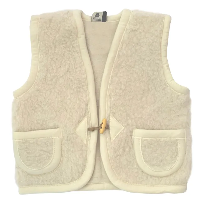 Gilet Sans Manches Alpen Bébé | Ecru