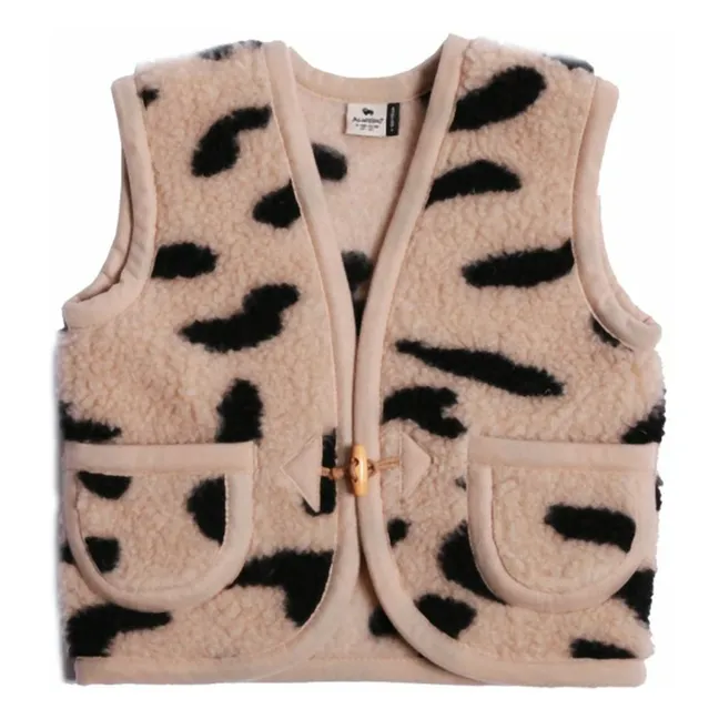 Gilet Sans Manches Alpen Guépard Bébé | Beige