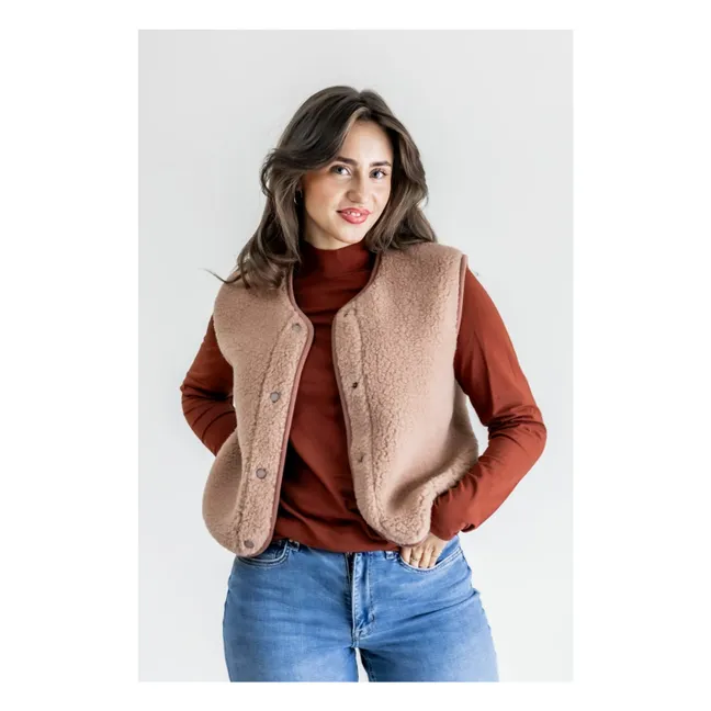 Tyb Light Sleeveless Jacket - Adult Collection | Dusty Pink