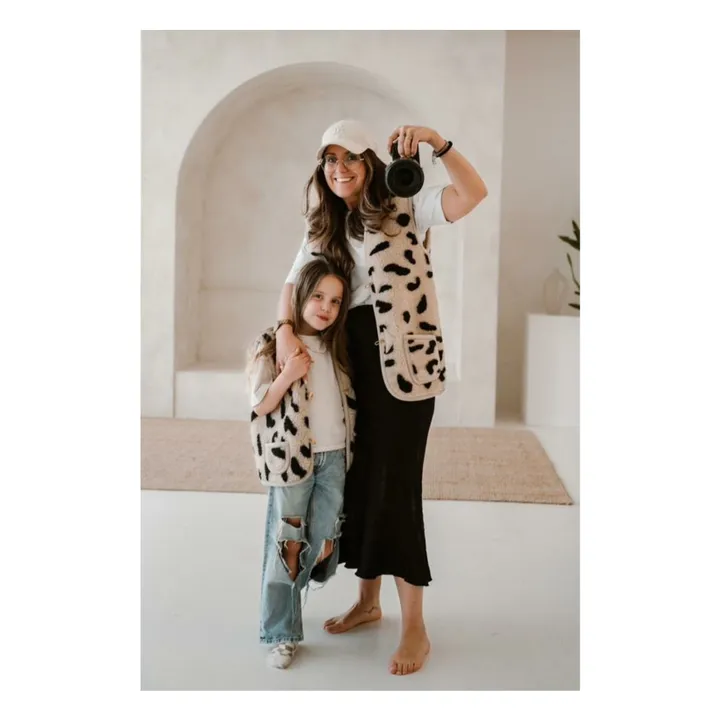 Gilet Sans Manches Alpen Guépard Bébé | Beige- Image produit n°2