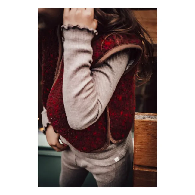 Gilet Sans Manches Camino | Rouge foncé