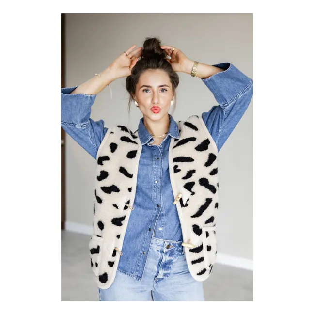 Alpen Cheetah Sleeveless Jacket - Adult Collection | Beige