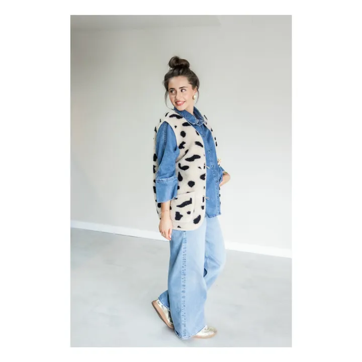 Veste Sans Manches Alpen Guépard - Collection Adulte | Beige- Image produit n°2