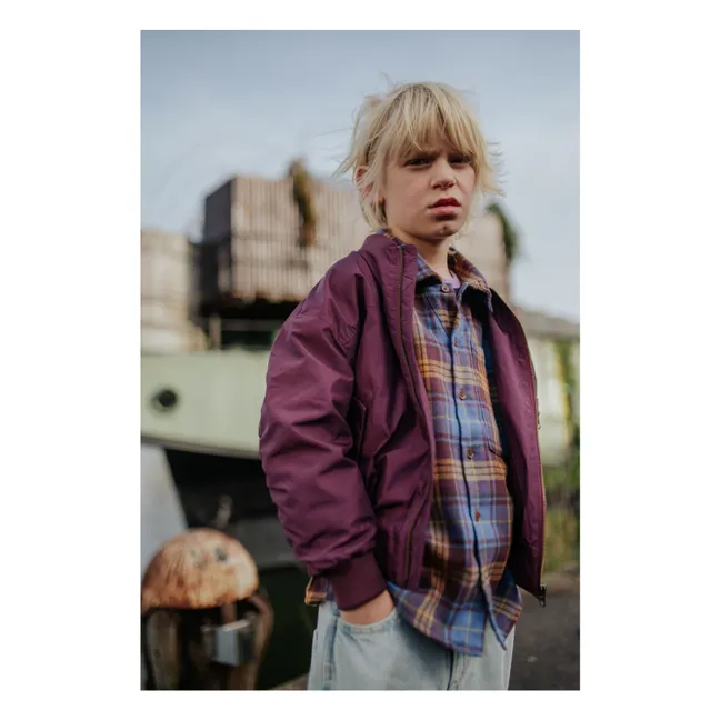 Bomber Fibres Recyclées | Violet