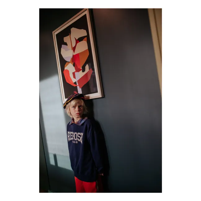 Sweat Cozydrop REPOSE AMS Coton Bio | Bleu marine