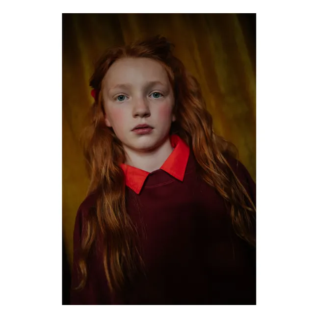 Sweat Crop Top City Coton Bio | Bordeaux