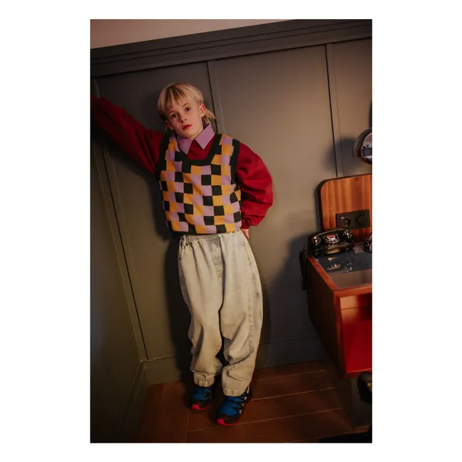 Vaqueros Barrel de algodón ecológico | Azul Claro