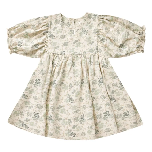 Kleid Jolene Blume | Grauweiß