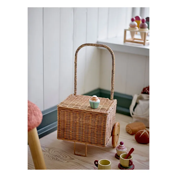 Chariot en rotin Penne- Image produit n°2