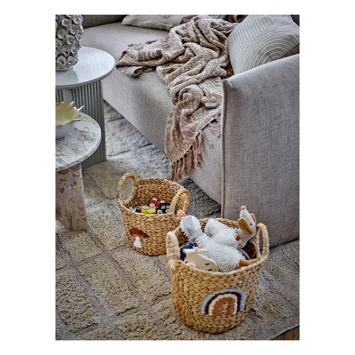 Cestas de almacenaje Agnes - Lote de 2 | Beige- Imagen del producto n°5
