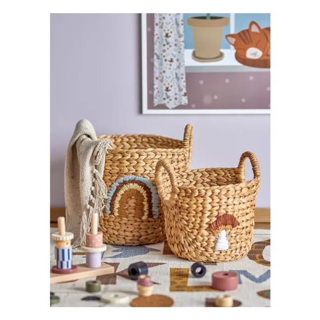 Cestas de almacenaje Agnes - Lote de 2 | Beige