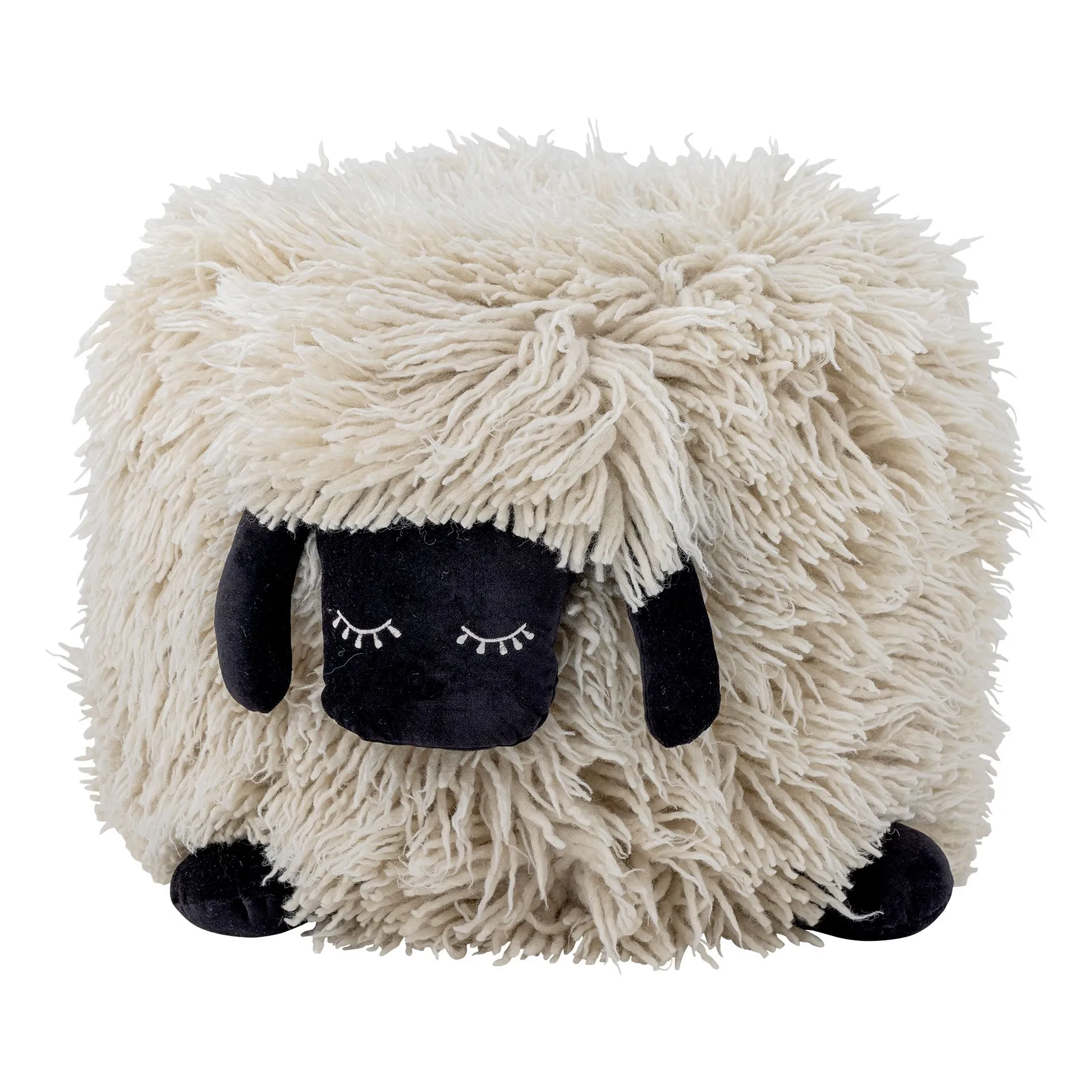 Bloomingville Mini White Dolly Pouffe