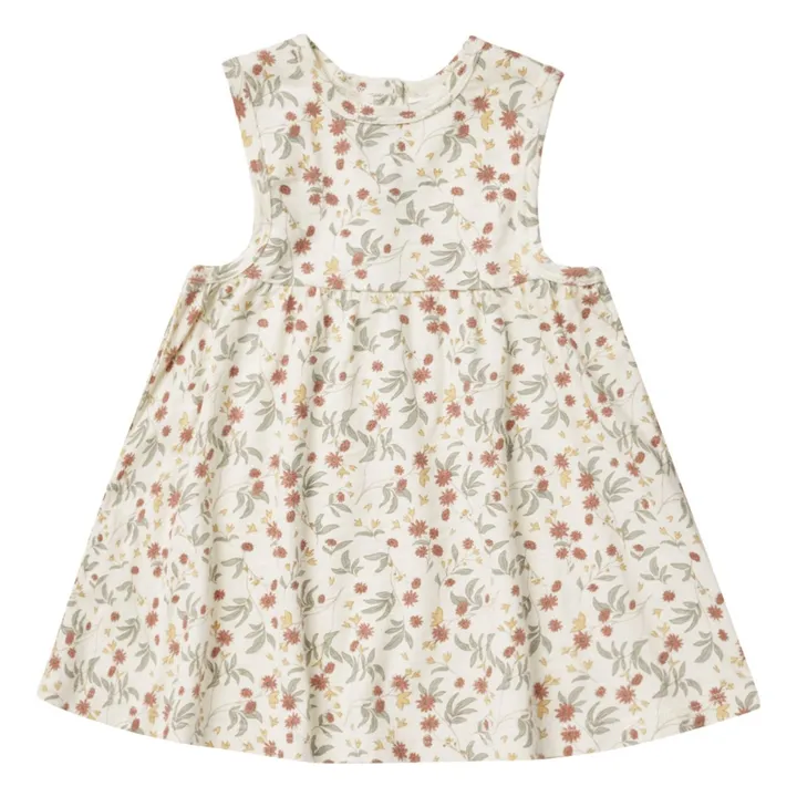 Robe Layla Fleuri | Ecru- Image produit n°0