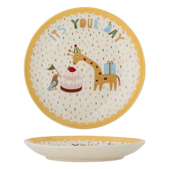 Celebrate plate | Yellow