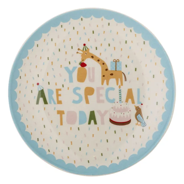 Celebrate plate | Blue