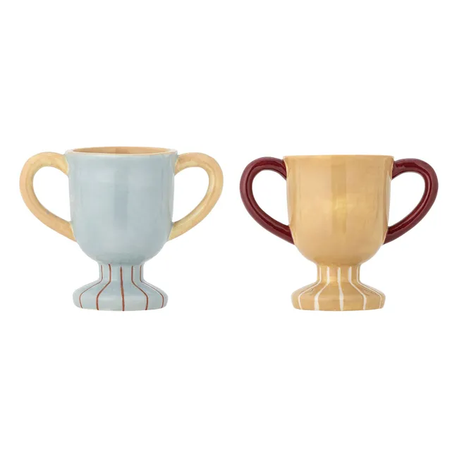 Small ceramic mugs Trophy - Set of 2