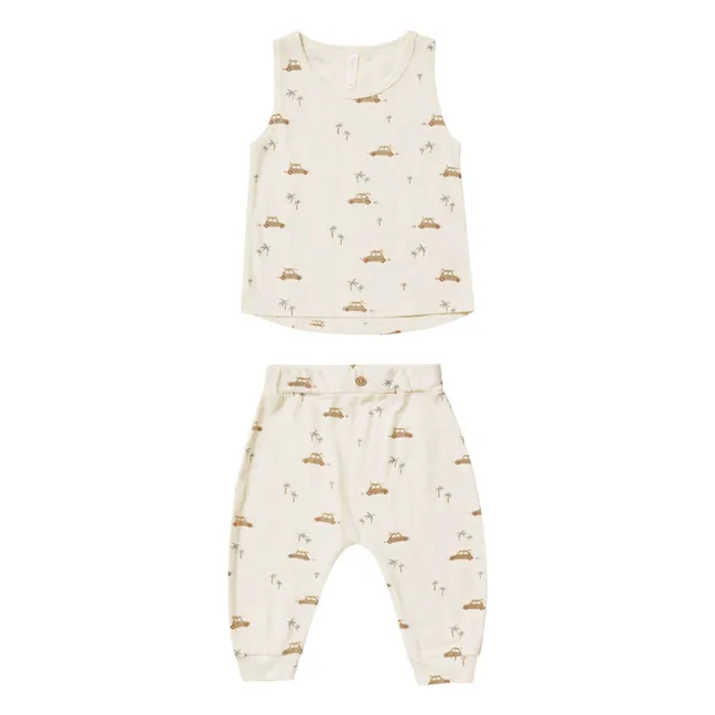 Tanktop und Buggy-Hose | Seidenfarben