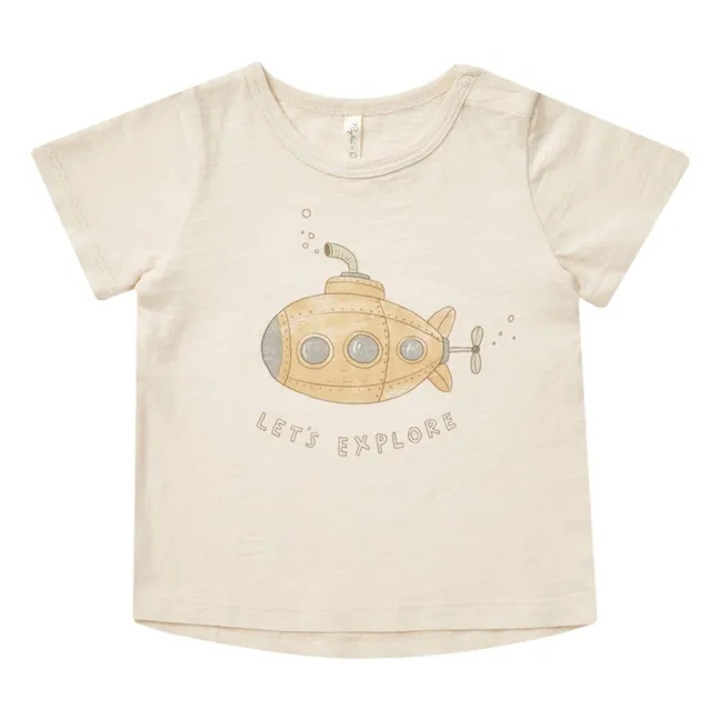 Camiseta Let's Explore | Crudo