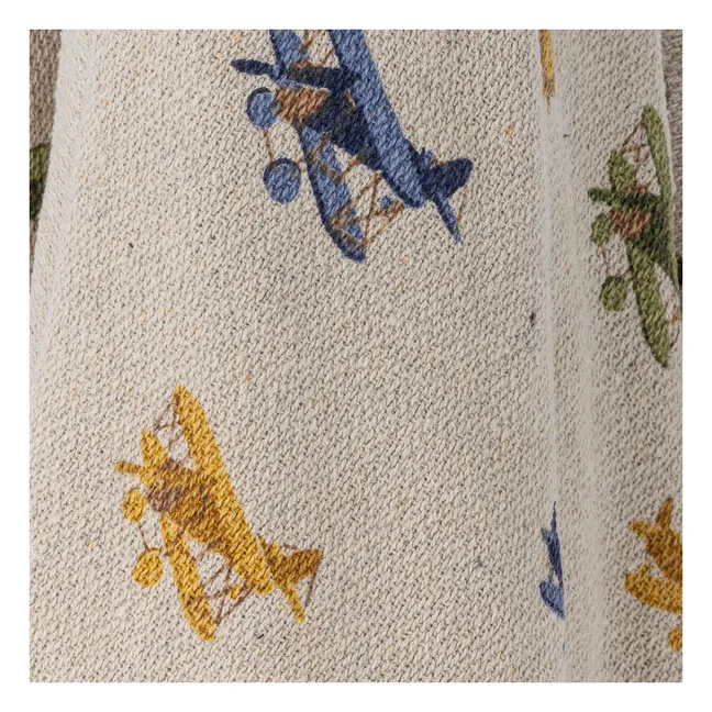 Avión a cuadros | Beige