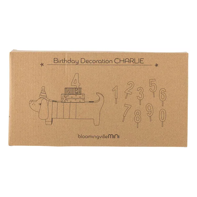 Charlie birthday decoration | Brown