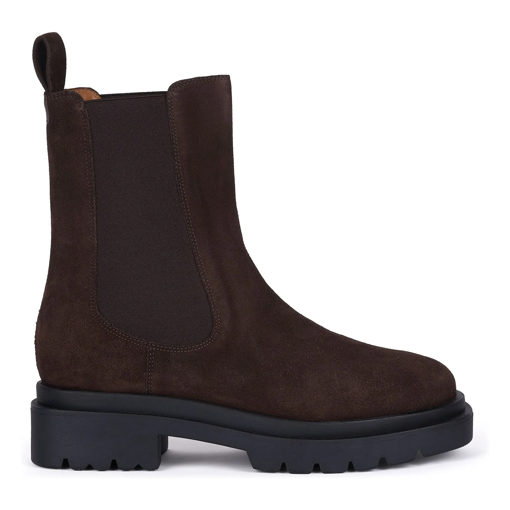 Anthology Paris Coffee Senia Boots Suede