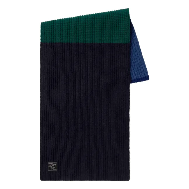 Echarpe Moraine Ghede Laine | Bleu