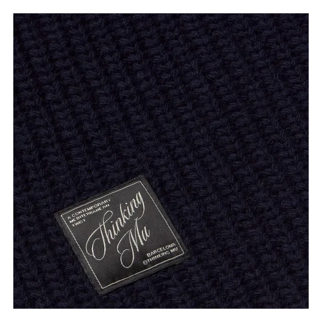 Echarpe Moraine Ghede Laine | Bleu