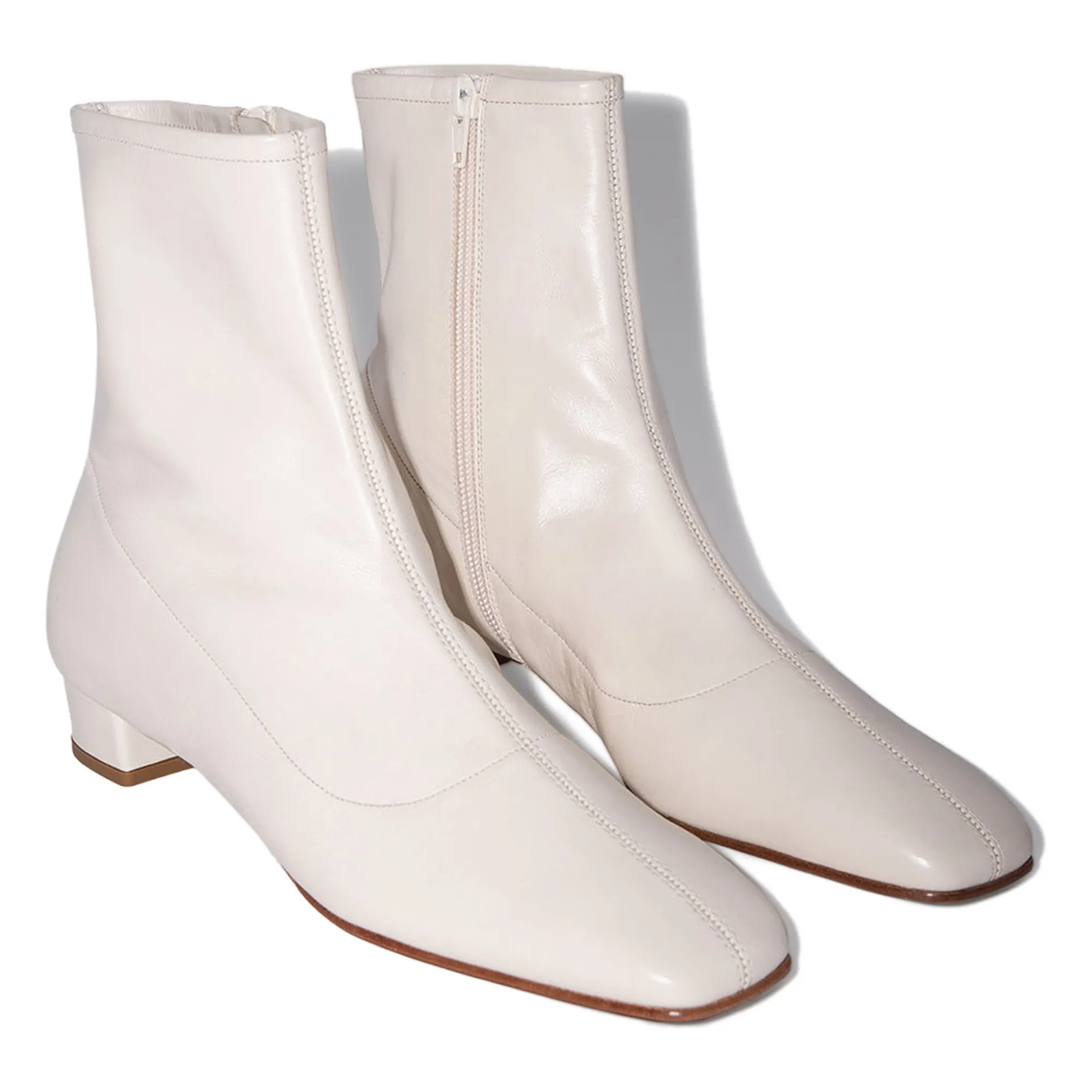 By Far White Este Boots